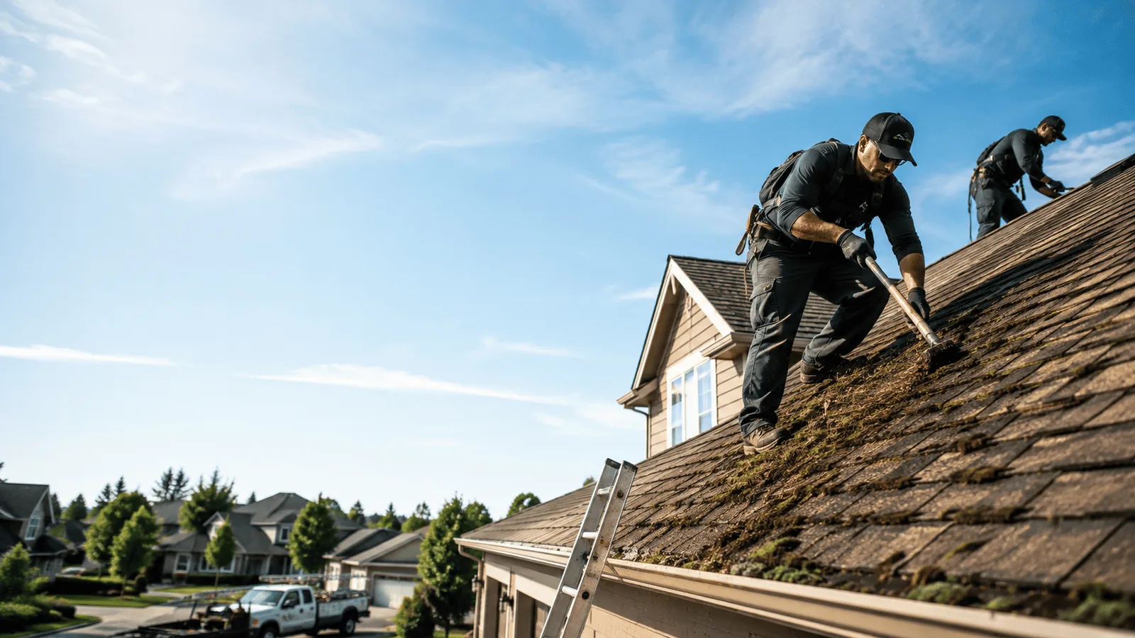 Roof Moss Removal in Sacred Heart, MN near me